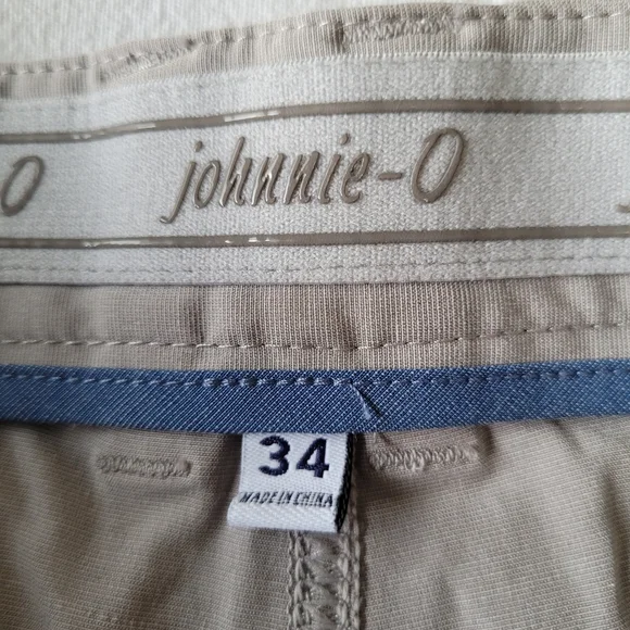 Johnnie O Prep Performance Shorts Mens 34 Gray Flex Stretch 9" Inseam Golf - Picture 2 of 6